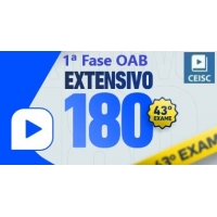 1ª Fase 43º Exame - Extensivo 180 dias (CEISC 2024) (Ordem dos Advogados do Brasil)